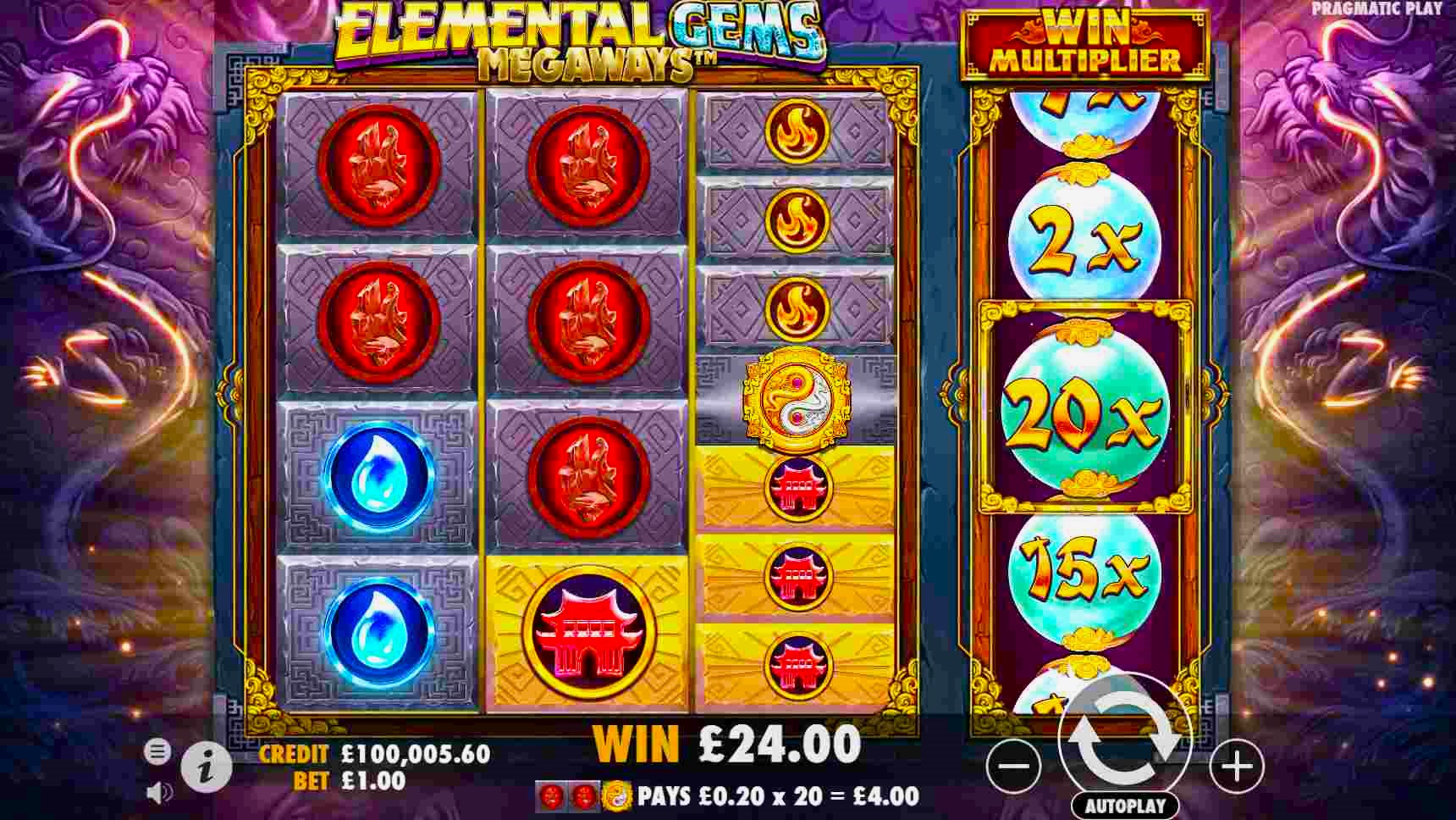 Elemental Gems Megaways Slot